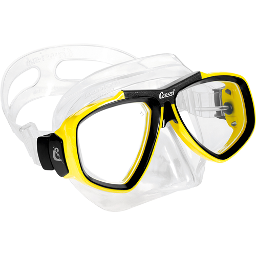 Cressi Focus diving mask including prescription lenses