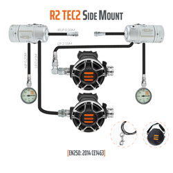 Regulator R2 Tec2 Side Mount Set - En250a