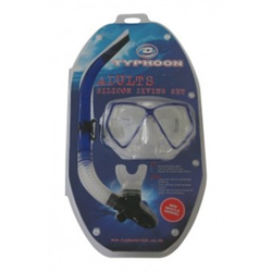 Adults Silicone Mask And Snorkel Set