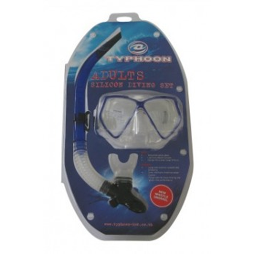 Adults Silicone Mask and Snorkel Set