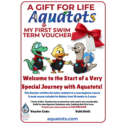 Aquatots Gift Voucher New Beginner