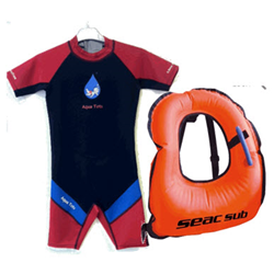 Wetsuit And Snorkelling Jacket Package